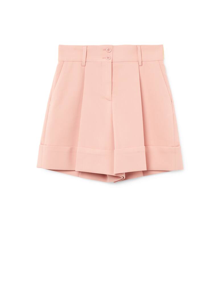rinascente See By Chloé Roll up high rise shorts - pink