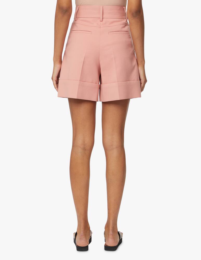 rinascente See By Chloé Roll up high rise shorts - pink