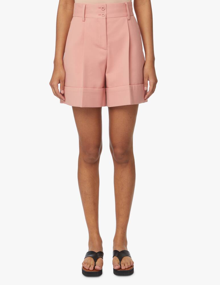 rinascente See By Chloé Roll up high rise shorts - pink