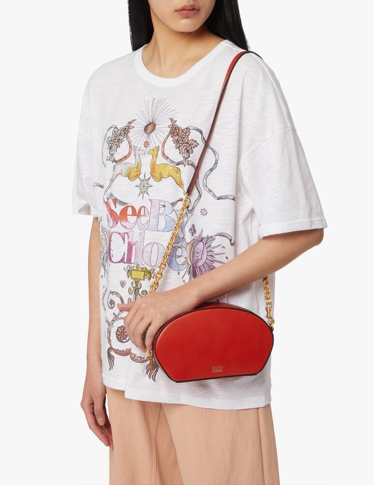 rinascente See By Chloé Shell crossbody bag - orange