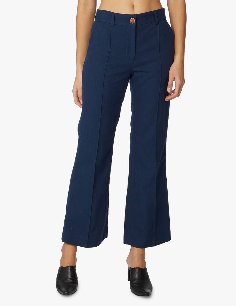rinascente See By Chloé High rise flare trousers - blue