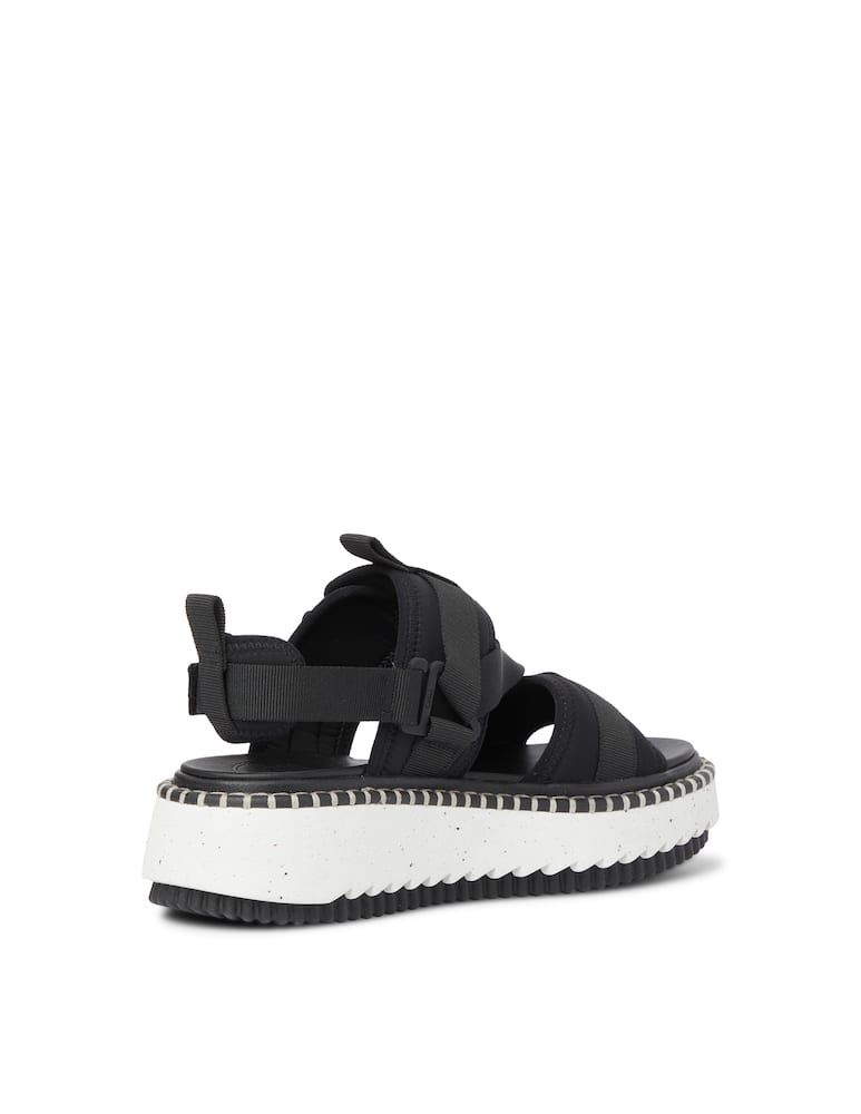 Chloé Lili flatform neoprene sandals - black - picture 4 Chloé Lili flatform neoprene sandals - black - picture 4