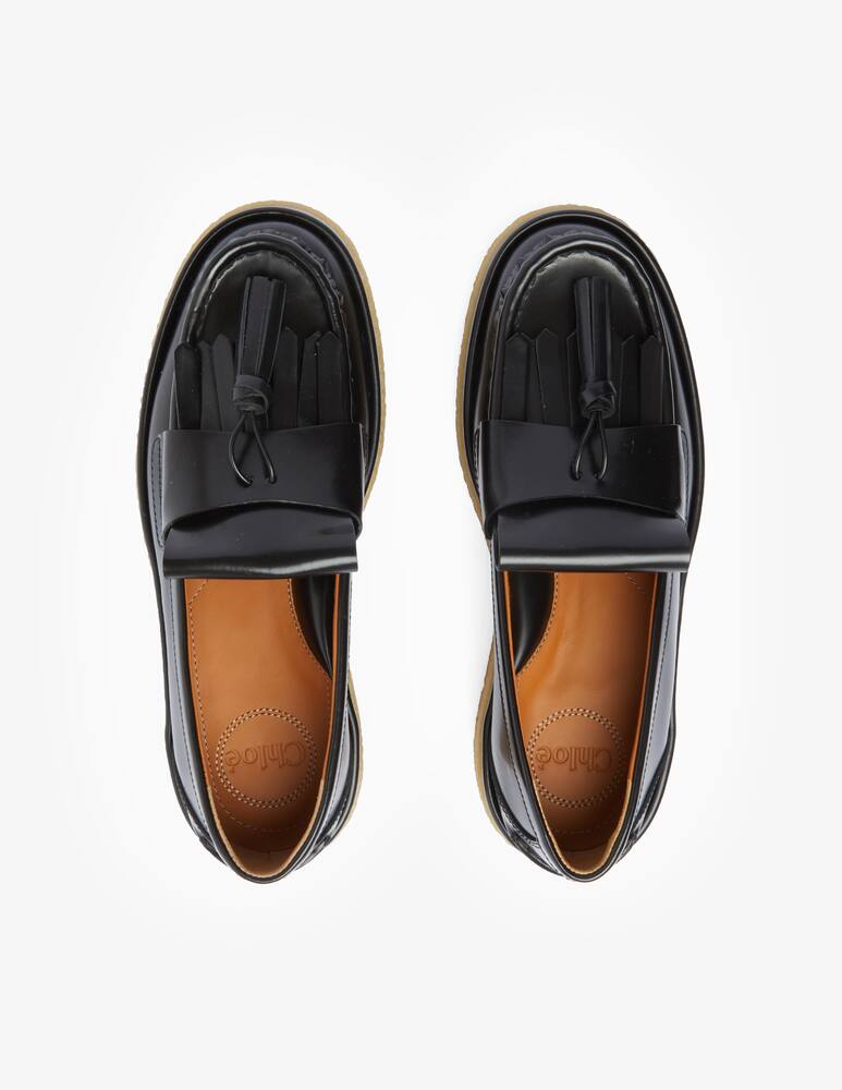 rinascente Chloé Mocassino in pelle con plato - Nero