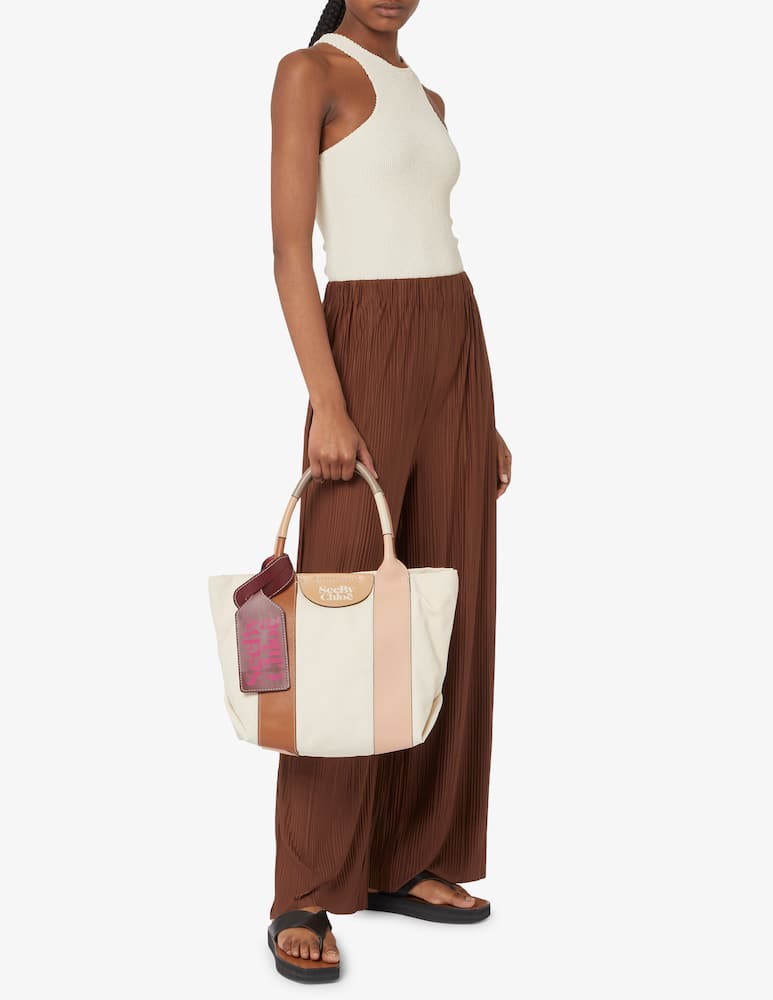 rinascente See By Chloé Borsa shopper in tela Laetizia