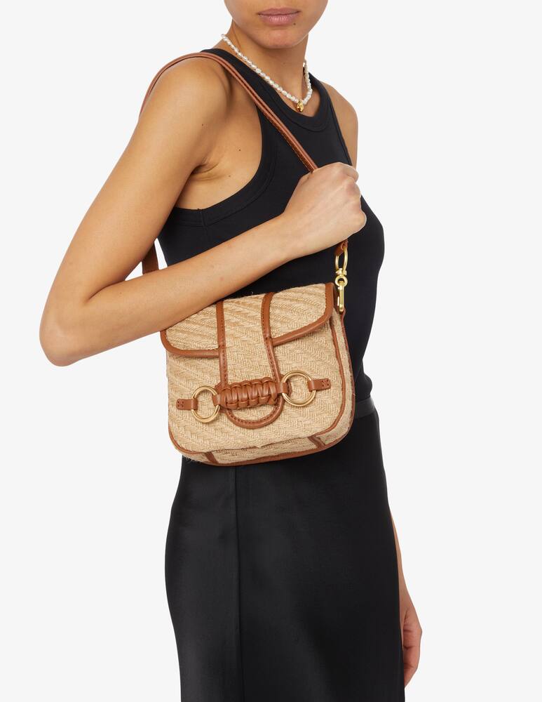 rinascente See By Chloé Raffia saddle