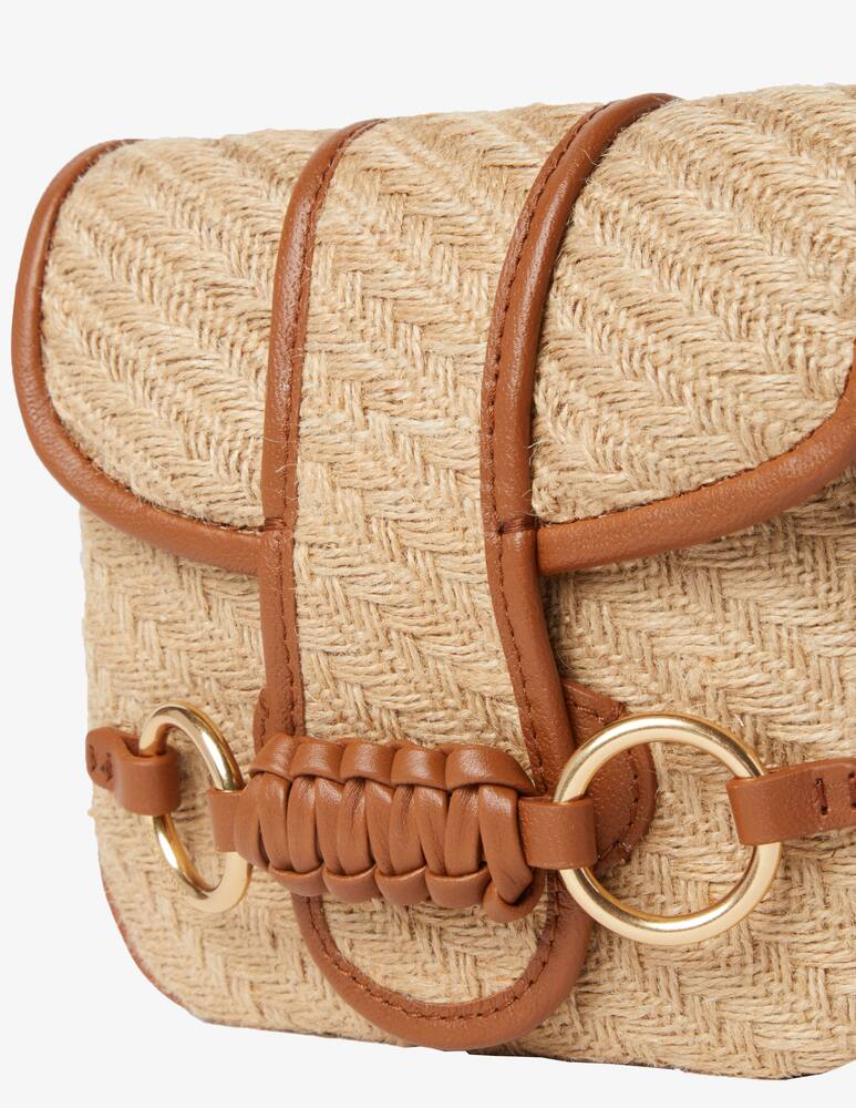 rinascente See By Chloé Raffia saddle