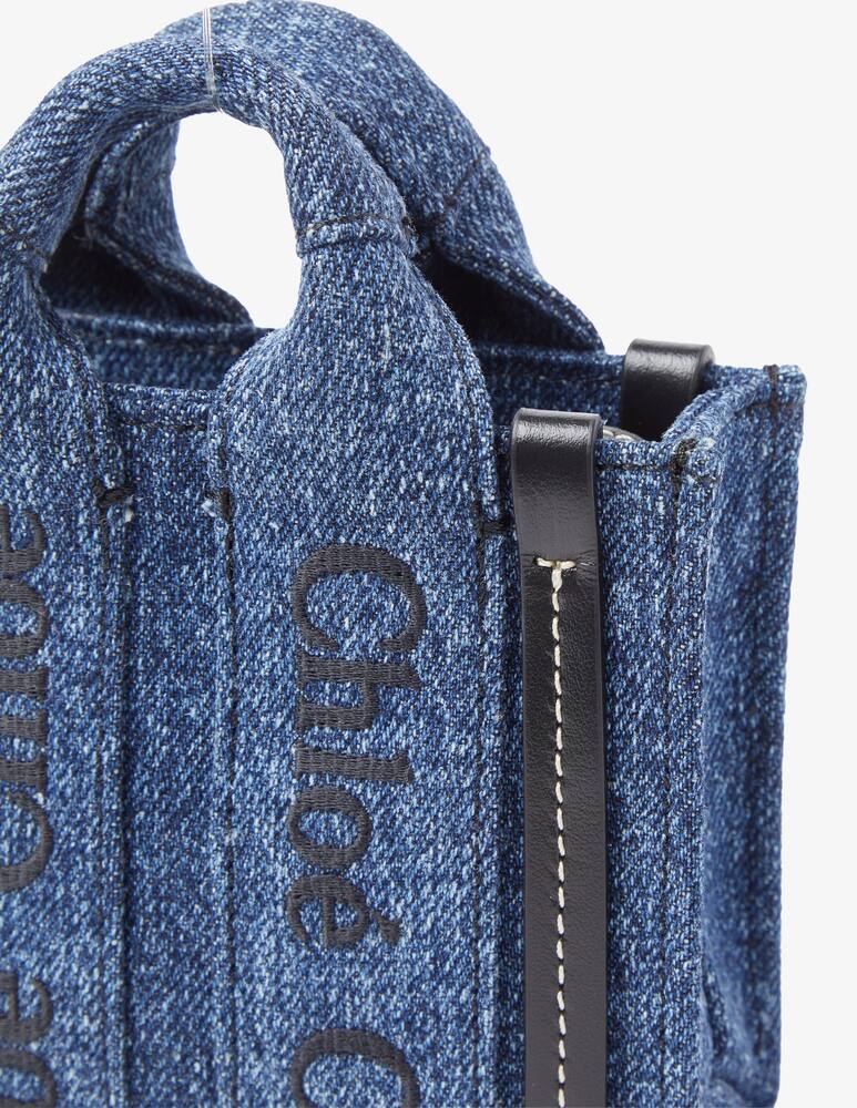 rinascente Chloé Woody denim mini bag