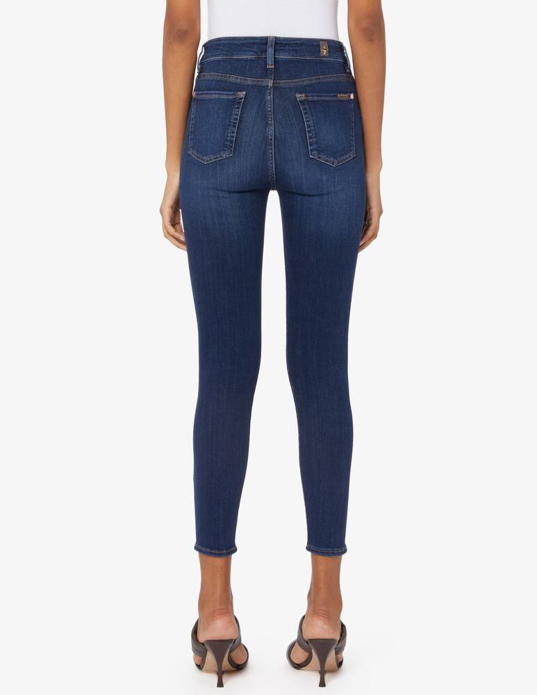 rinascente 7 For All Mankind Aubrey slim illusion luxe starlight jeans