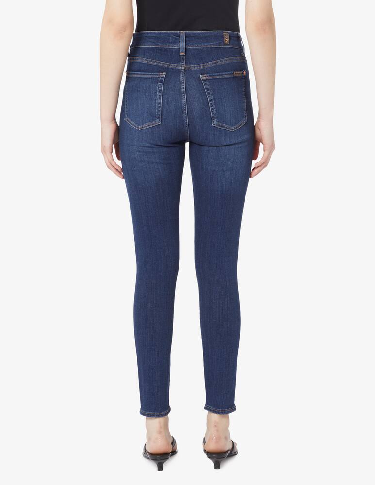 rinascente 7 For All Mankind Aubrey slim illusion luxe starlight jeans