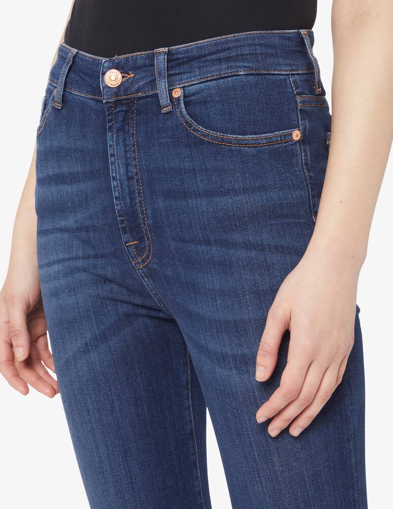 rinascente 7 For All Mankind Aubrey slim illusion luxe starlight jeans