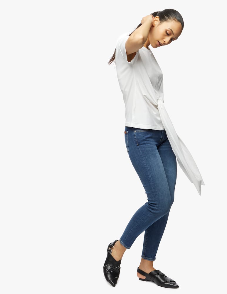 rinascente 7 For All Mankind Jeans the skinny crop b(air) vintage dusk