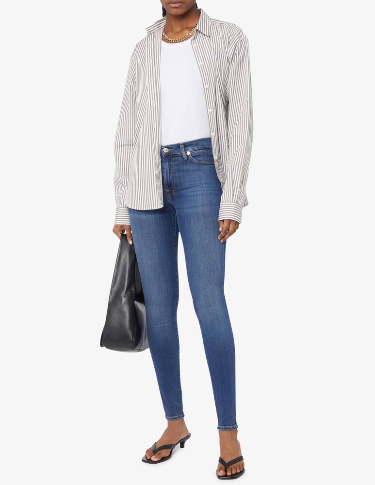 rinascente 7 For All Mankind Jeans skinny lovestory a vita alta