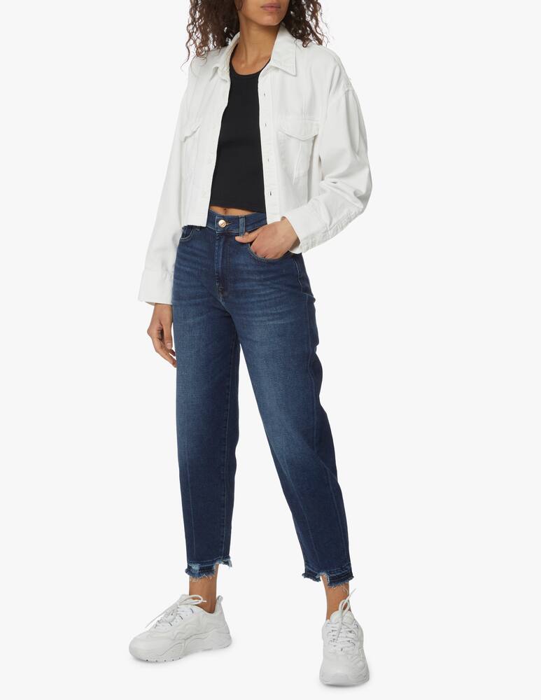 rinascente 7 For All Mankind Jeans mom fit a vita alta