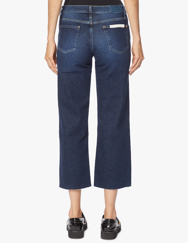 rinascente 7 For All Mankind High rise cropped wide leg jeans Alexa