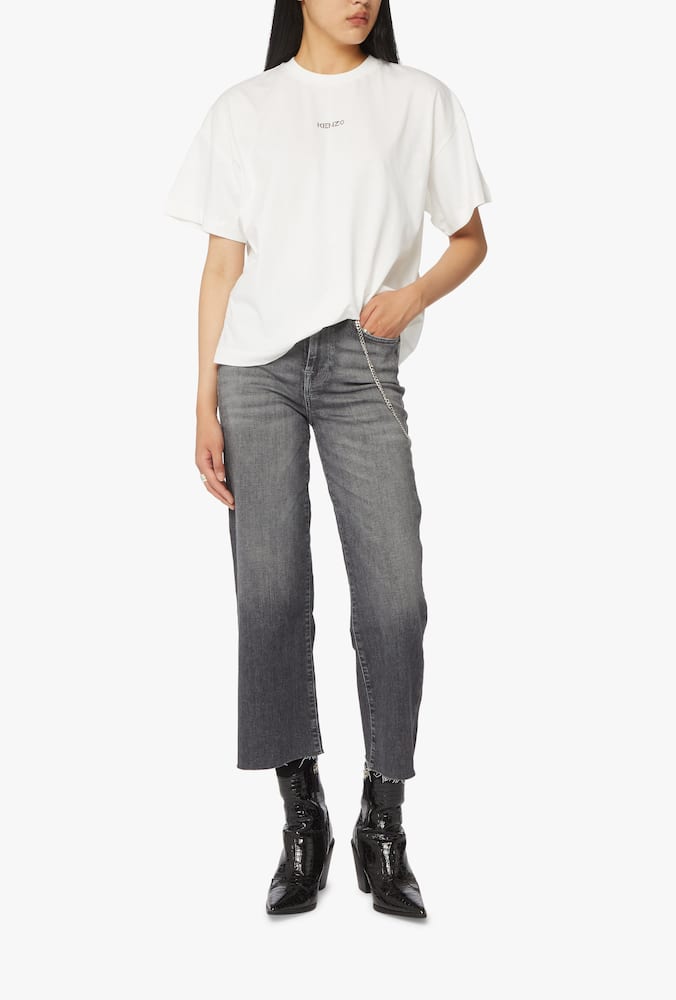 rinascente 7 For All Mankind High rise cropped wide leg jeans Alexa