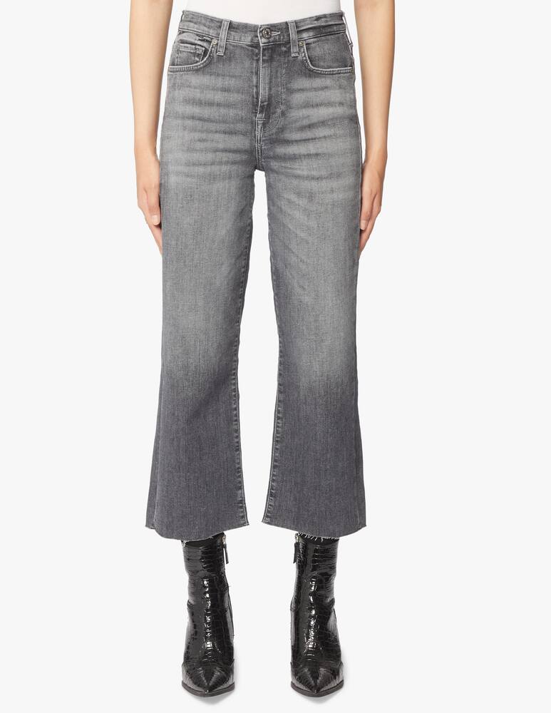 rinascente 7 For All Mankind High rise cropped wide leg jeans Alexa
