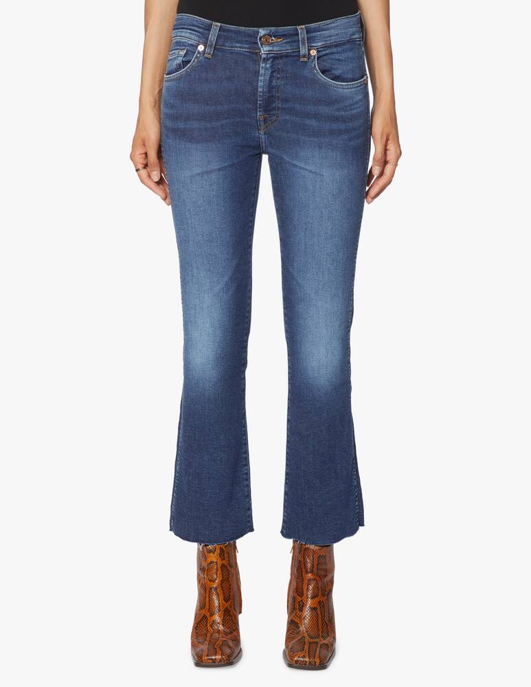 rinascente 7 For All Mankind High rise cropped jeans Boot