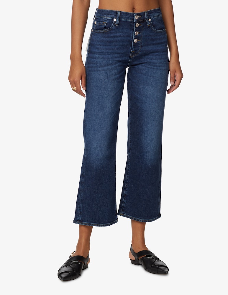 rinascente 7 For All Mankind Alexa cropped jeans - blue