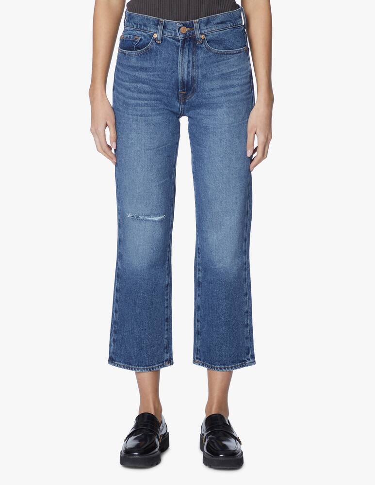 rinascente 7 For All Mankind Jeans a zampa cropped - blu