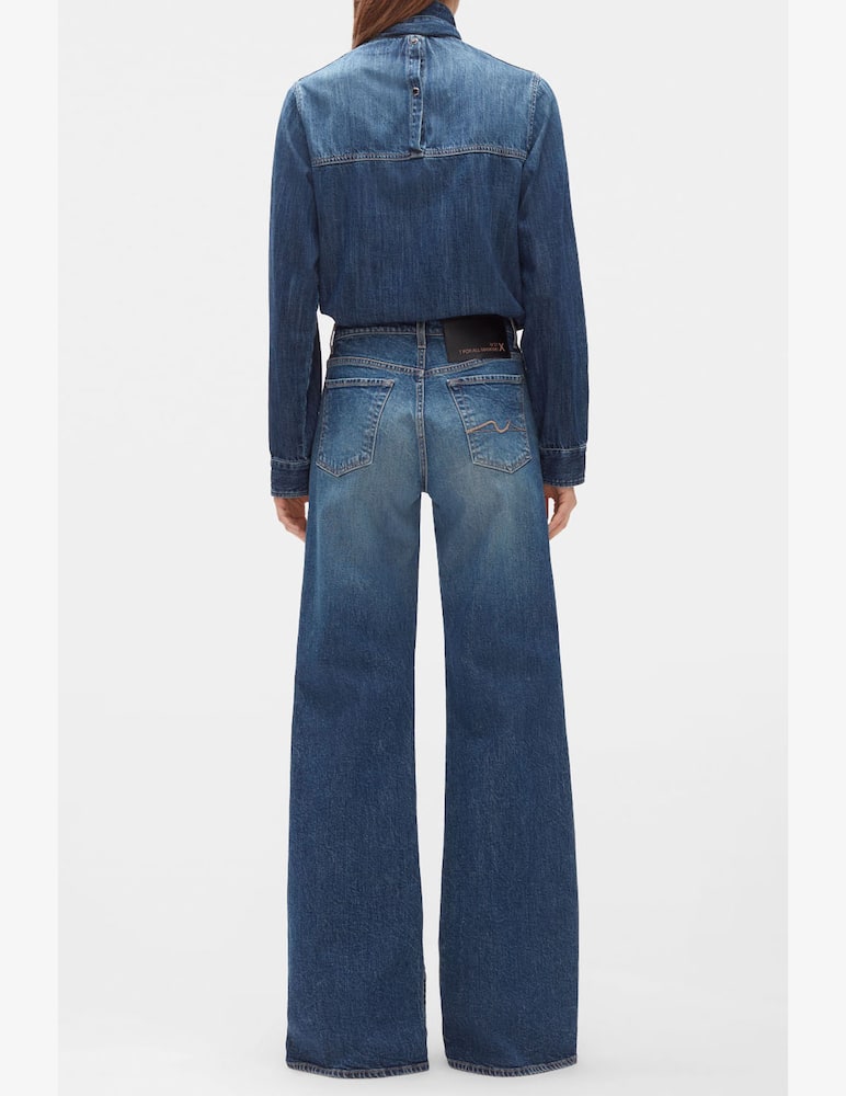 7 For All Mankind Flare jeans - blue - picture 2 7 For All Mankind Flare jeans - blue - picture 2