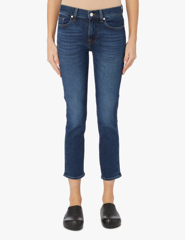 rinascente 7 For All Mankind Jeans slim fit a sigaretta - blu