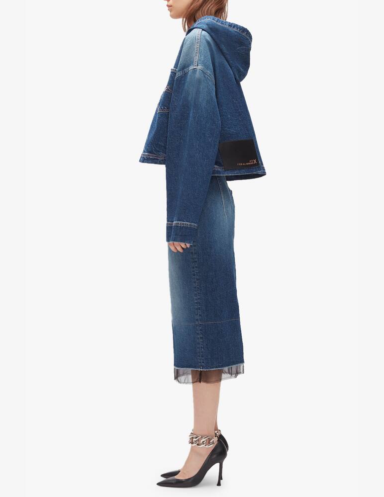 rinascente 7 For All Mankind Gonna midi N°21 x 7 For All Mankind - blu