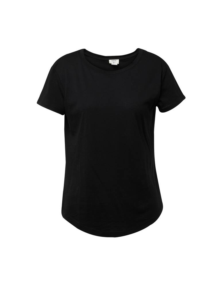 rinascente 7 For All Mankind Abbie coton blend crewneck t-shirt - black