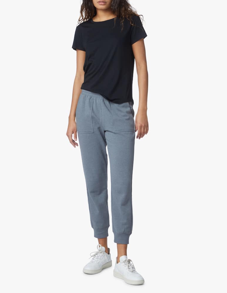 rinascente 7 For All Mankind Abbie coton blend crewneck t-shirt - black