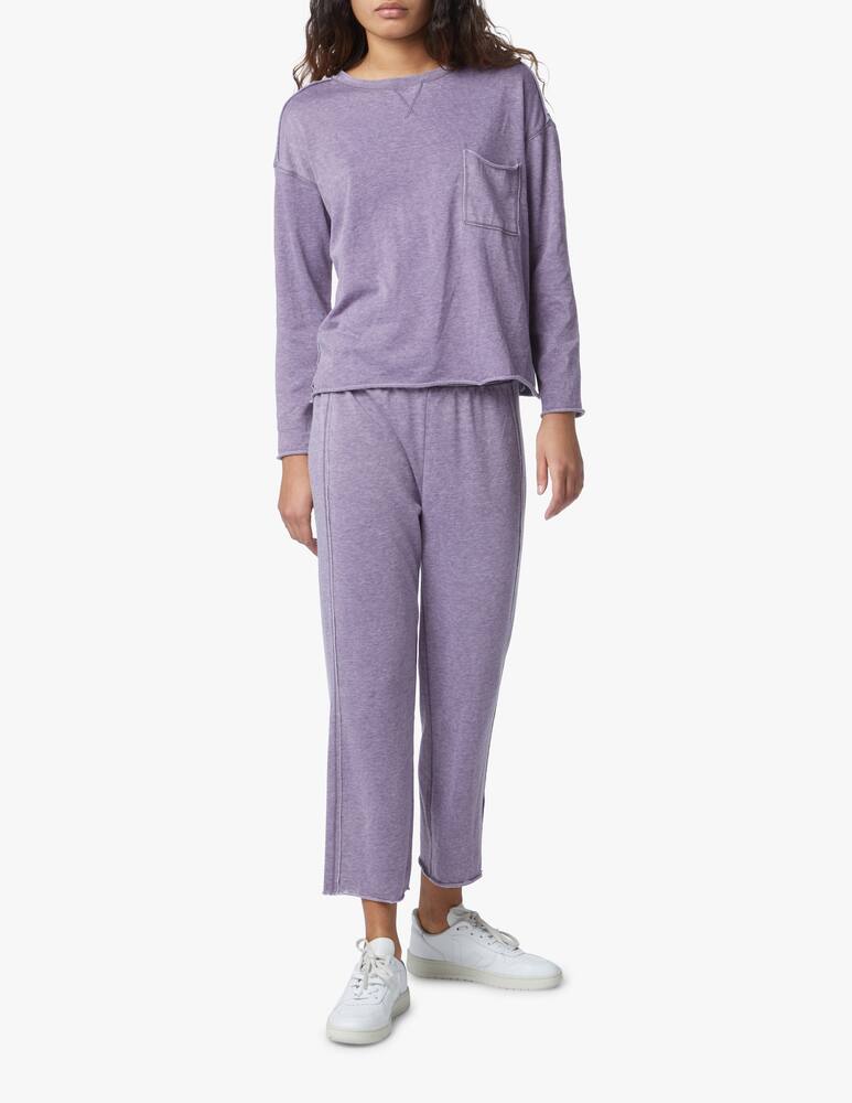rinascente 7 For All Mankind Mesa cotton blend ribbed jumper - violet