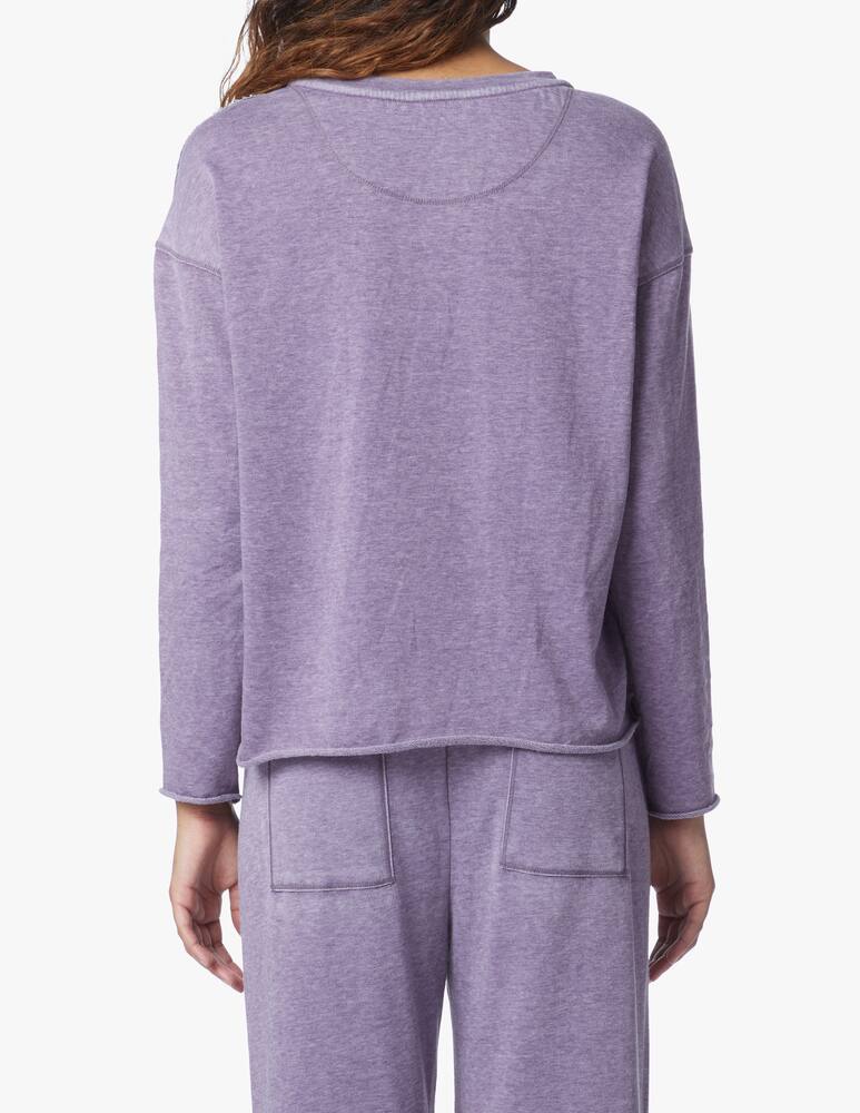 rinascente 7 For All Mankind Mesa cotton blend ribbed jumper - violet