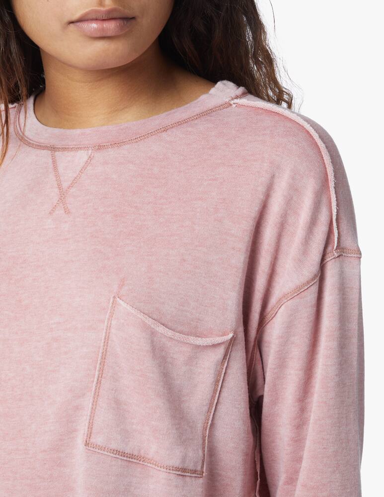 rinascente 7 For All Mankind Mesa cotton blend ribbed jumper - red