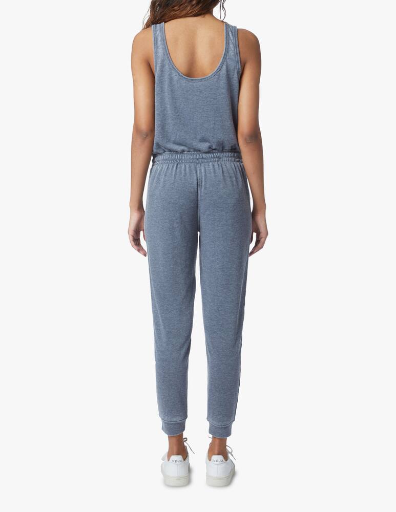 7 For All Mankind Mesa cotton blend ribbed jumpsuit - black - picture 3 7 For All Mankind Mesa cotton blend ribbed jumpsuit - black - picture 3