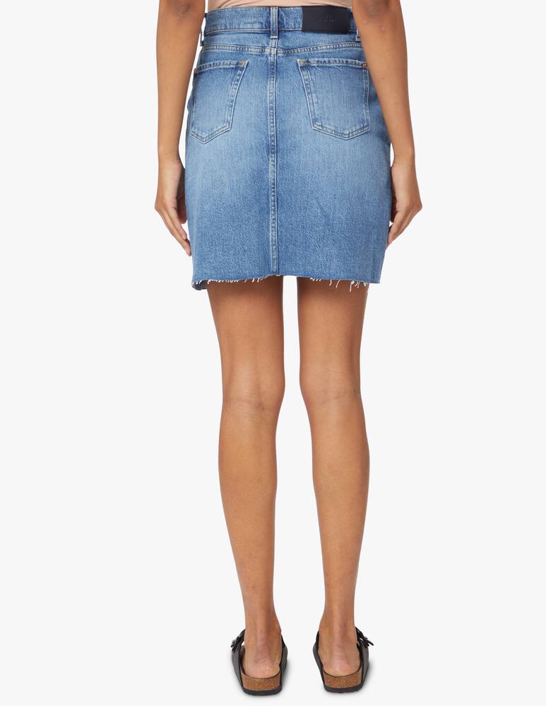 rinascente 7 For All Mankind Keira Vibe jeans mini skirt - light blue