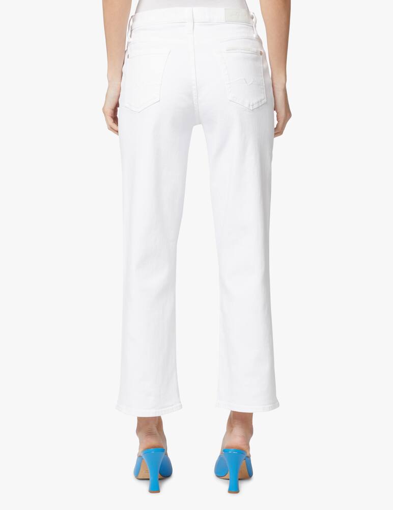 rinascente 7 For All Mankind Cropped Alexa Luxe jeans - white