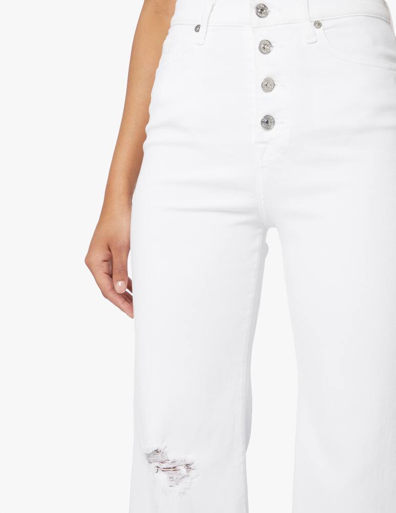 rinascente 7 For All Mankind Jeans a vita alta - bianco