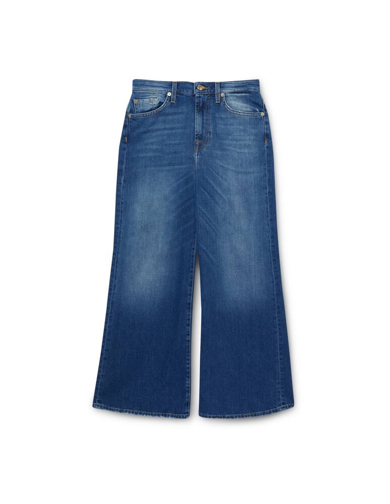 7 For All Mankind Jeans cropped - blu - immagine 5 7 For All Mankind Jeans cropped - blu - immagine 5
