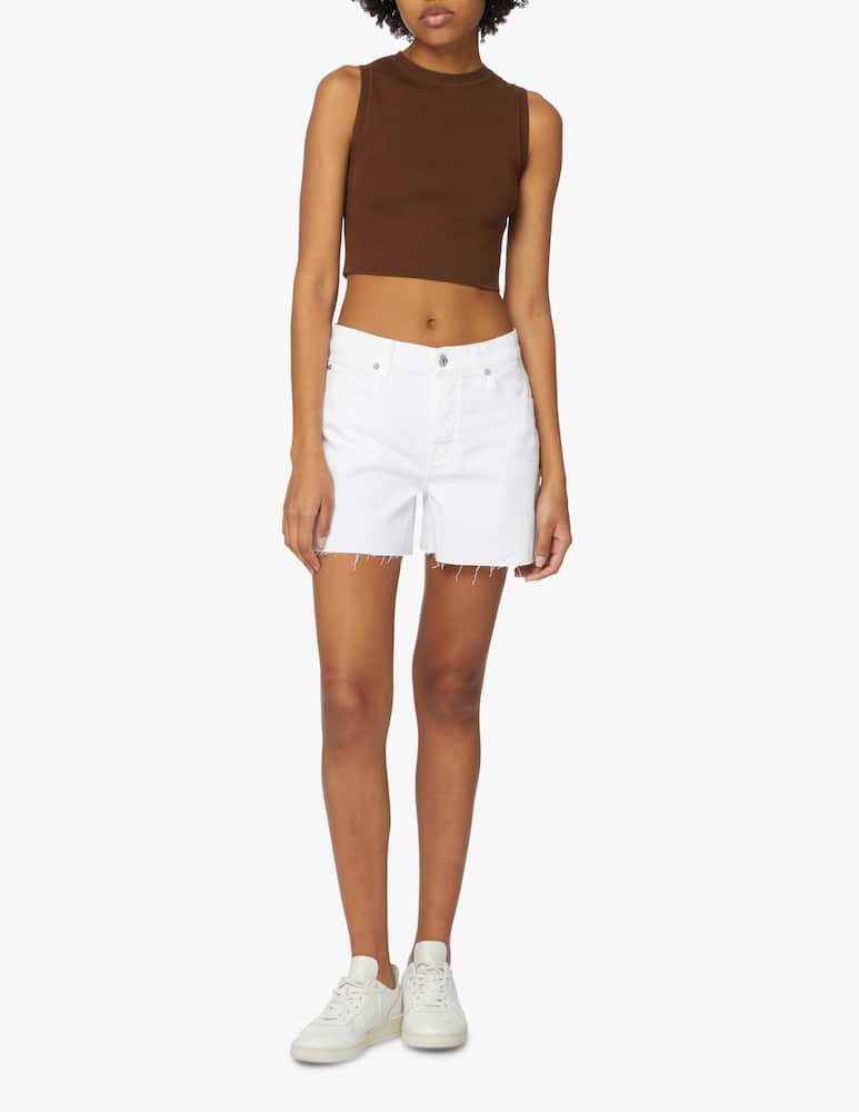 7 For All Mankind Pantaloncini di jeans boyfriend Billie - bianco - immagine 1 7 For All Mankind Pantaloncini di jeans boyfriend Billie - bianco - immagine 1