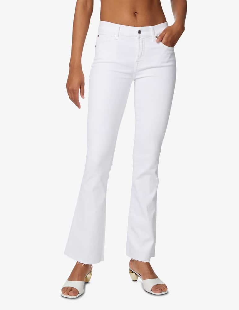 rinascente 7 For All Mankind Cropped jeans - bianco