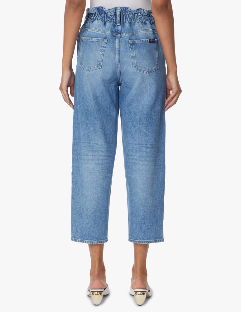 rinascente 7 For All Mankind Jeans a vita alta Ease Dylan - blu