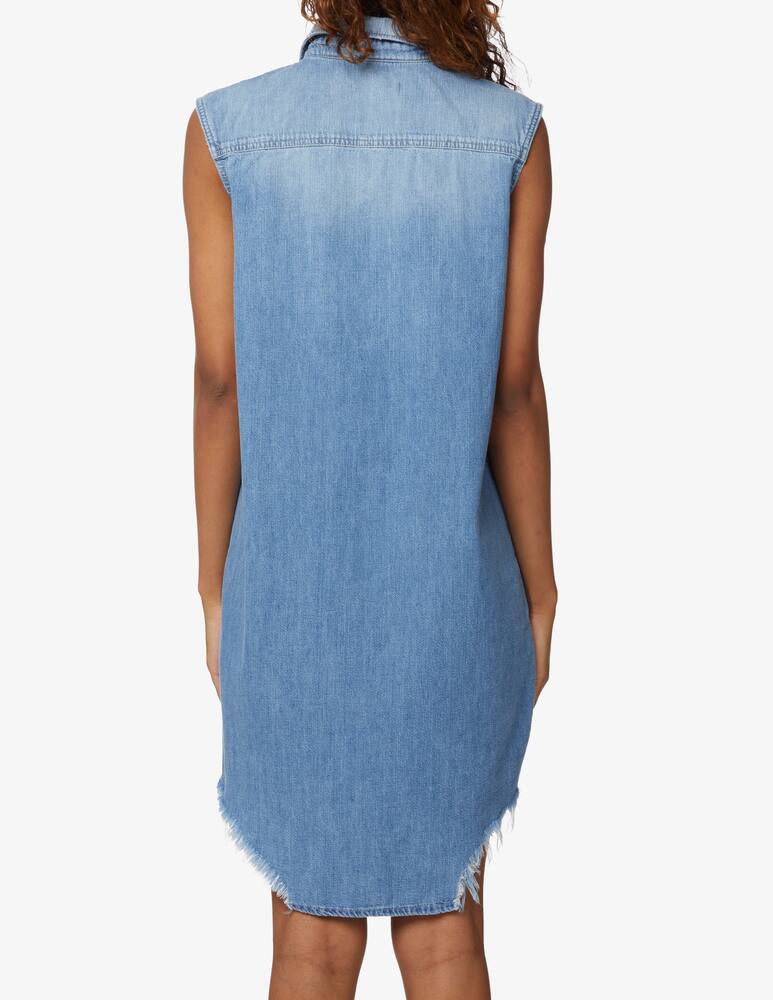 rinascente 7 For All Mankind Sleeveless shirt dress - blue