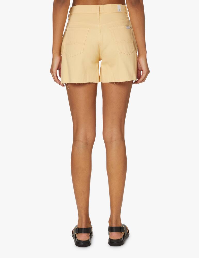 rinascente 7 For All Mankind Pantaloncini di jeans boyfriend Billie - giallo