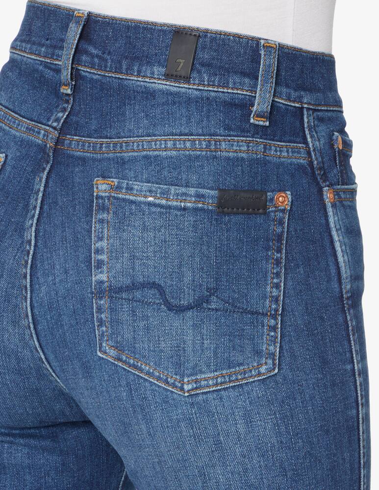 7 For All Mankind Jeans a vita alta slim Kick - Blu - immagine 4 7 For All Mankind Jeans a vita alta slim Kick - Blu - immagine 4