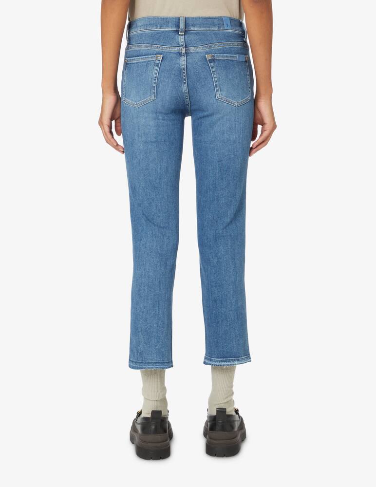 rinascente 7 For All Mankind The straight crop with let down hem - Blue