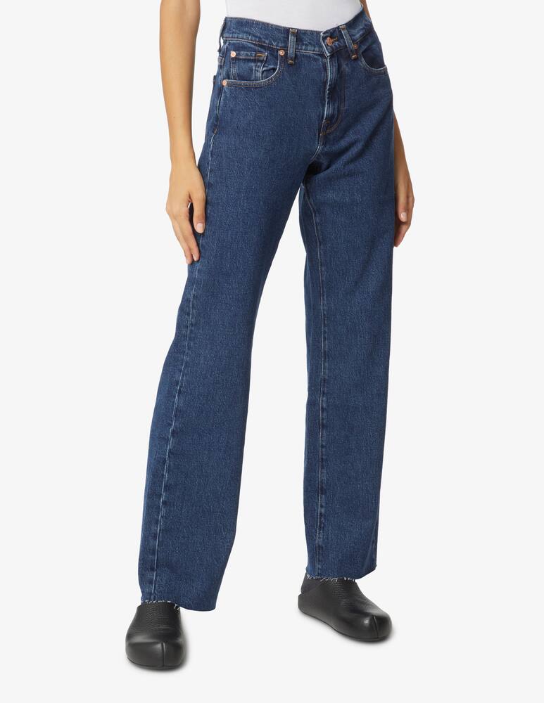 rinascente 7 For All Mankind Tess raw cut jeans - Blue