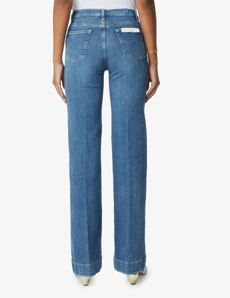 rinascente 7 For All Mankind Modern dojo embroidered 7 jeans - Blue