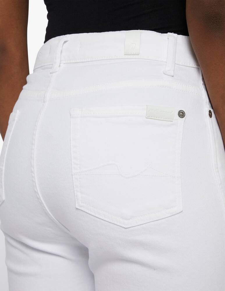 rinascente 7 For All Mankind Slim Kick Optic high rise jeans