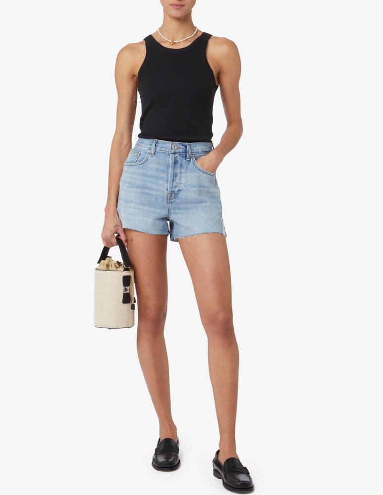 rinascente 7 For All Mankind Easy Ruby denim shorts