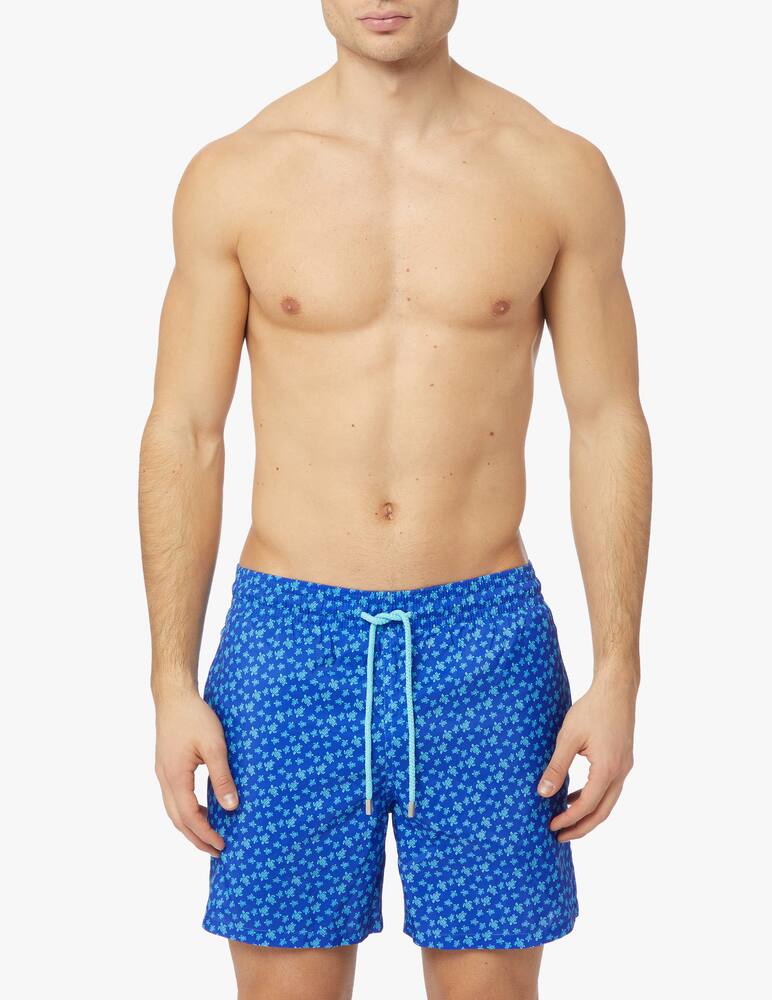 rinascente Vilebrequin Micro turtles swim short - blue