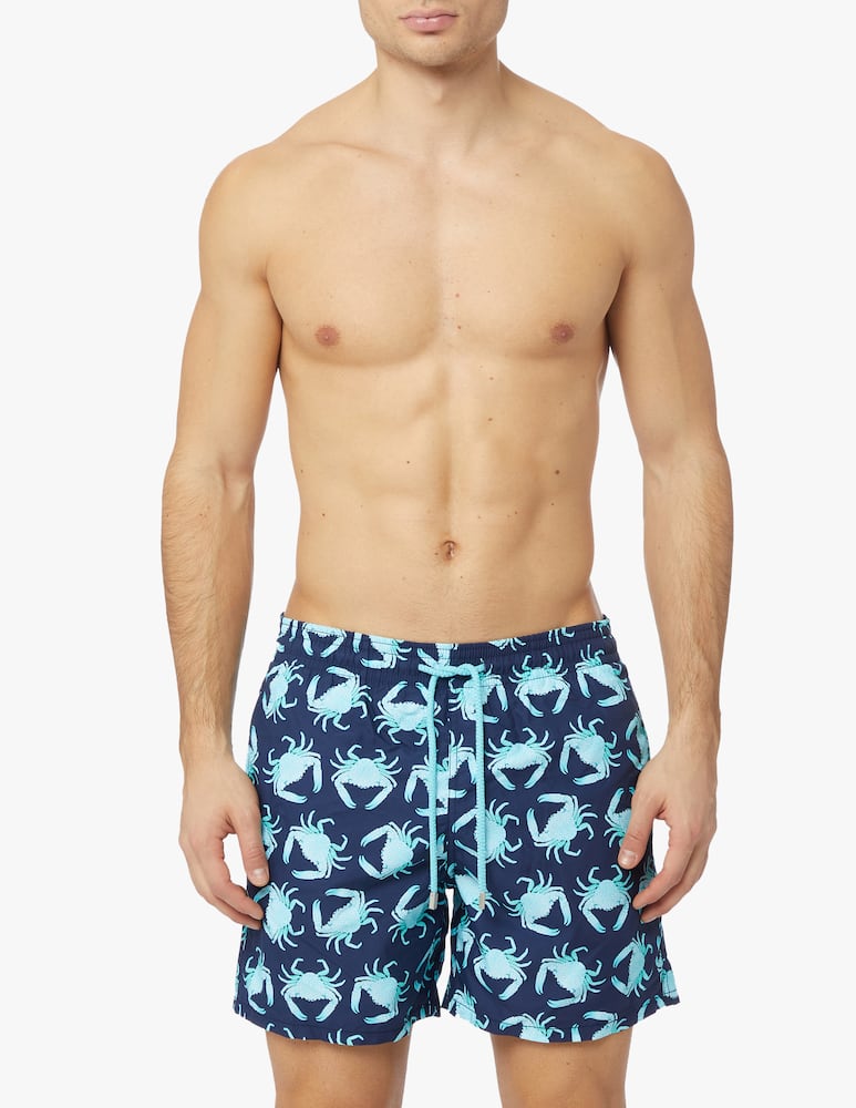 rinascente Vilebrequin Only crabs swim short - blue
