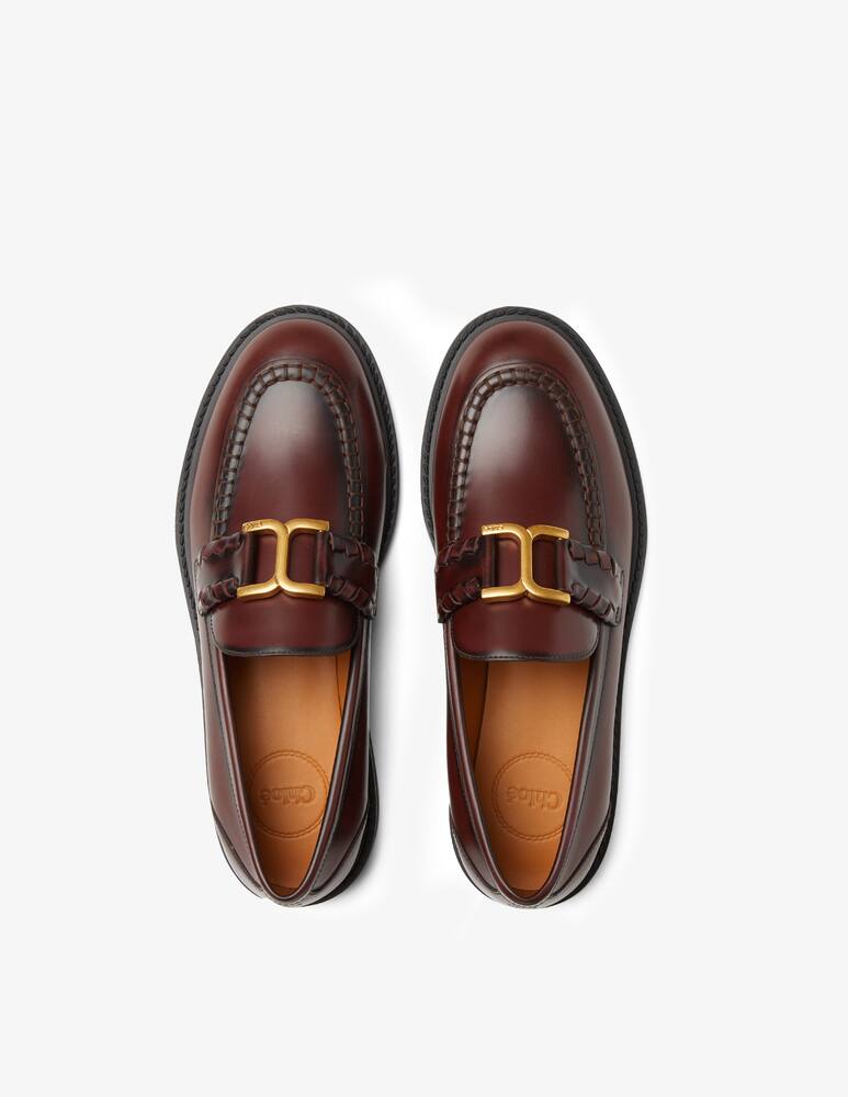 rinascente Chloé Marcie leather loafers